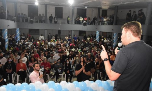 População de VR e BM abraça Gustavo Tutuca em lançamento de pré-candidatura a deputado estadual